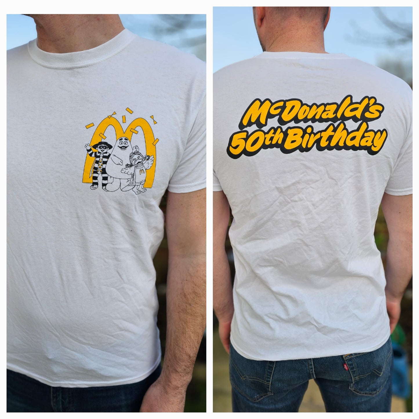 Mcdonalds 50th Birthday Limited Edition T-Shirt Unisex - M/Medium