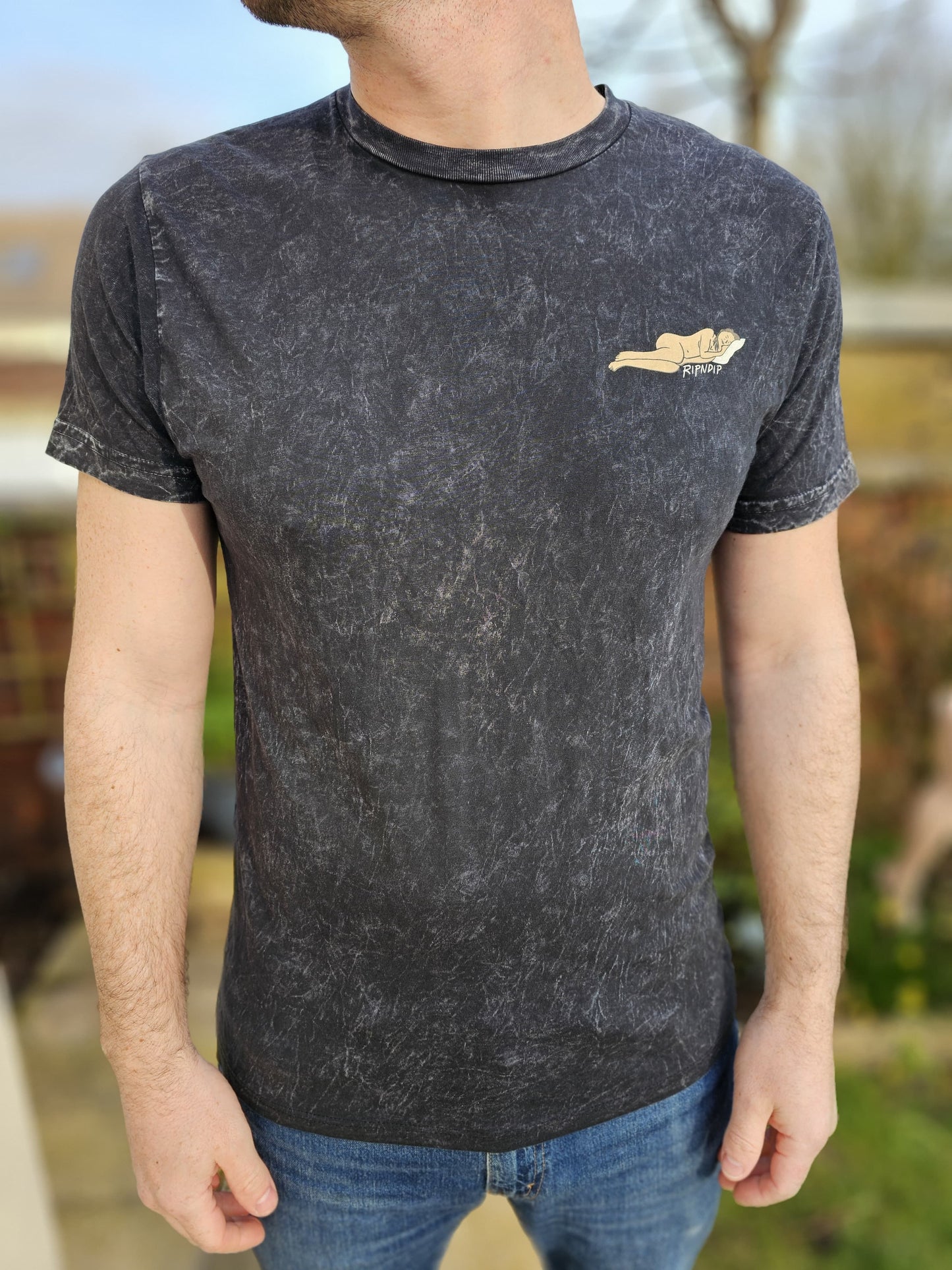 Awesome RipNDip Tie Dye T-Shirt Top Tee Short Sleeve - M/Medium