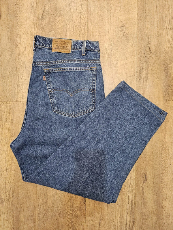 Levi's Vintage Blue Orange Tab Jeans 540 Relaxed Fit - W39/27L