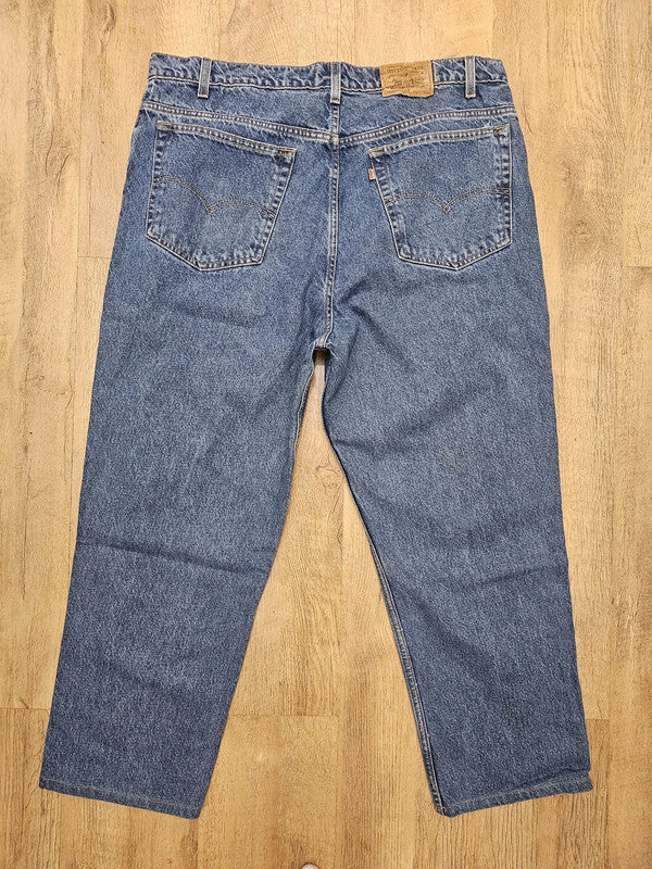 Levi's Vintage Blue Orange Tab Jeans 540 Relaxed Fit - W39/27L