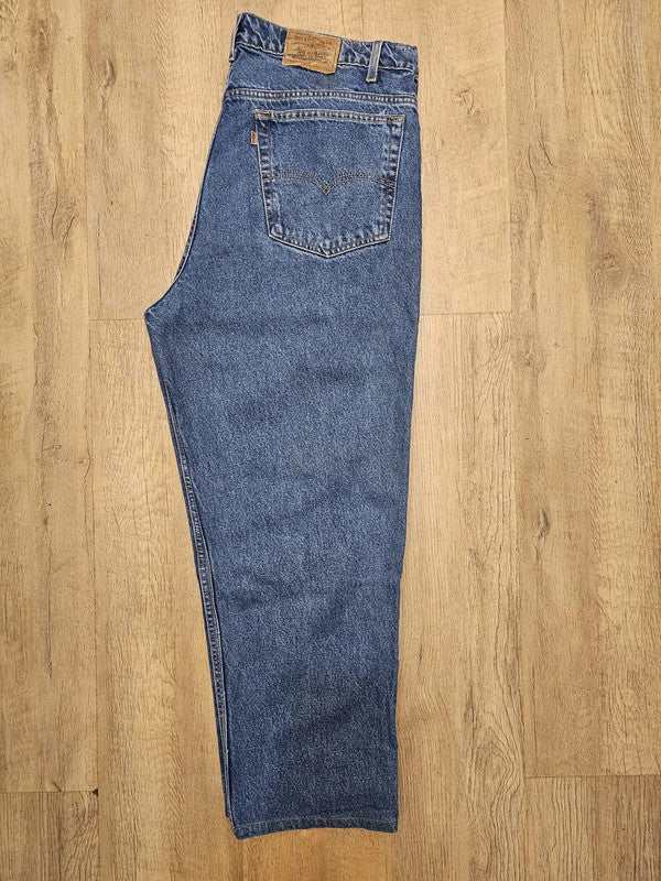 Levi's Vintage Blue Orange Tab Jeans 540 Relaxed Fit - W39/27L