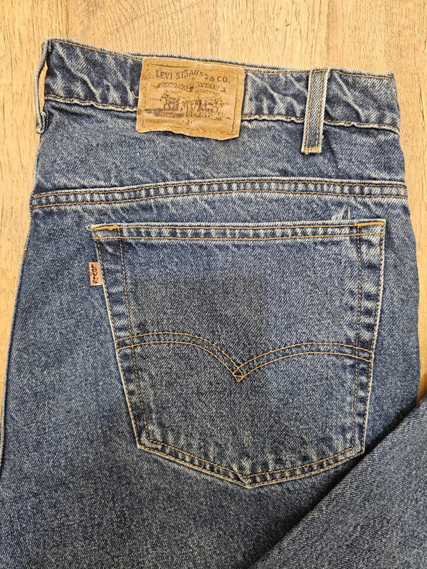 Levi's Vintage Blue Orange Tab Jeans 540 Relaxed Fit - W39/27L