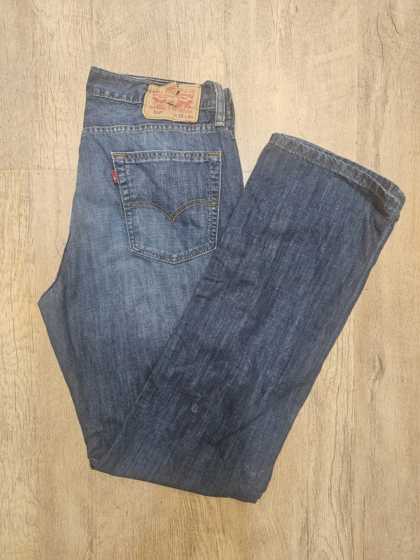 Levi's Blue Jeans 514 Straight Fit - W33/33L