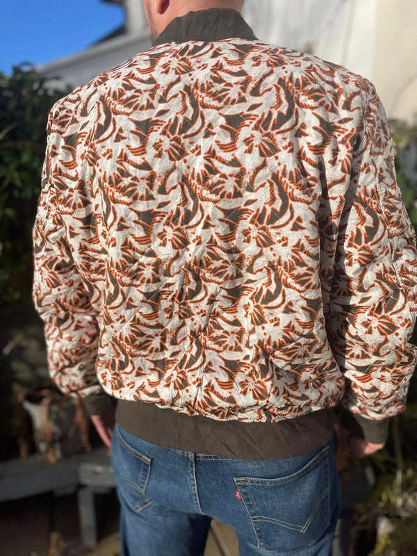 Levi's Bomber/Parachute Full Zip Jacket Pattern Print - XL/Extra Large