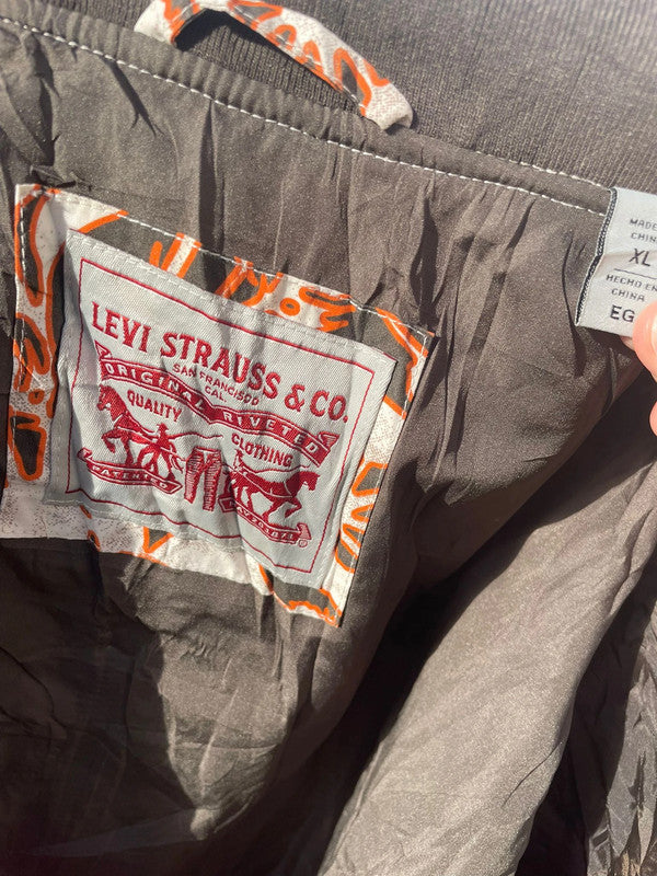 Levi's Bomber/Parachute Full Zip Jacket Pattern Print - XL/Extra Large