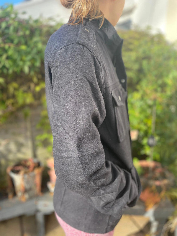 Levi's Unisex Hooded Black Heavy Weight Jacket - S/Small