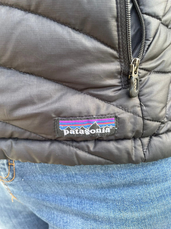Womens Patagonia Black Full Zip Puffer Jacket - S/Small (M)