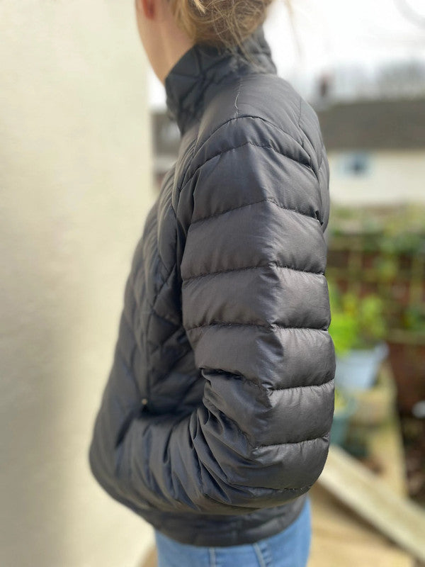 Womens Patagonia Black Full Zip Puffer Jacket - S/Small (M)