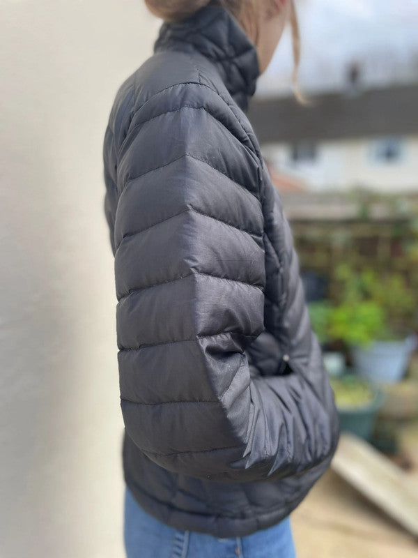 Womens Patagonia Black Full Zip Puffer Jacket - S/Small (M)