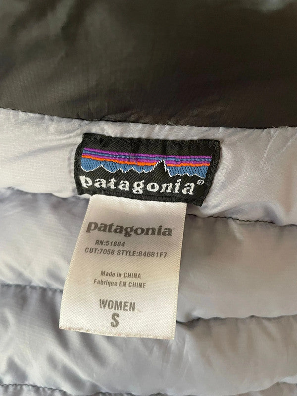 Womens Patagonia Black Full Zip Puffer Jacket - S/Small (M)