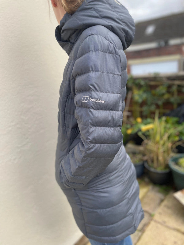 Womens Hydrodown 600 Berghaus Full Zip Hooded Puffer Jacket - UK 10