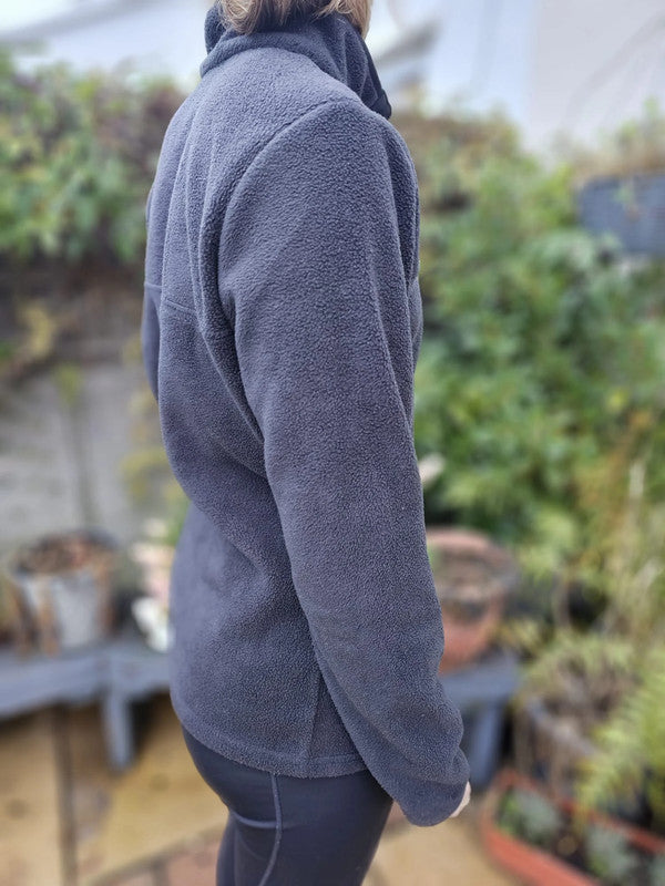 Columbia Womens Snap Button Pullover Fleece Jumper - S/Small