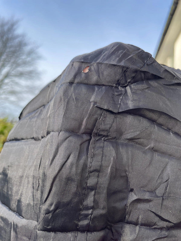 Levi's Mens Casual Black Full Zip Hooded Windbreaker Jacket - M/Medium