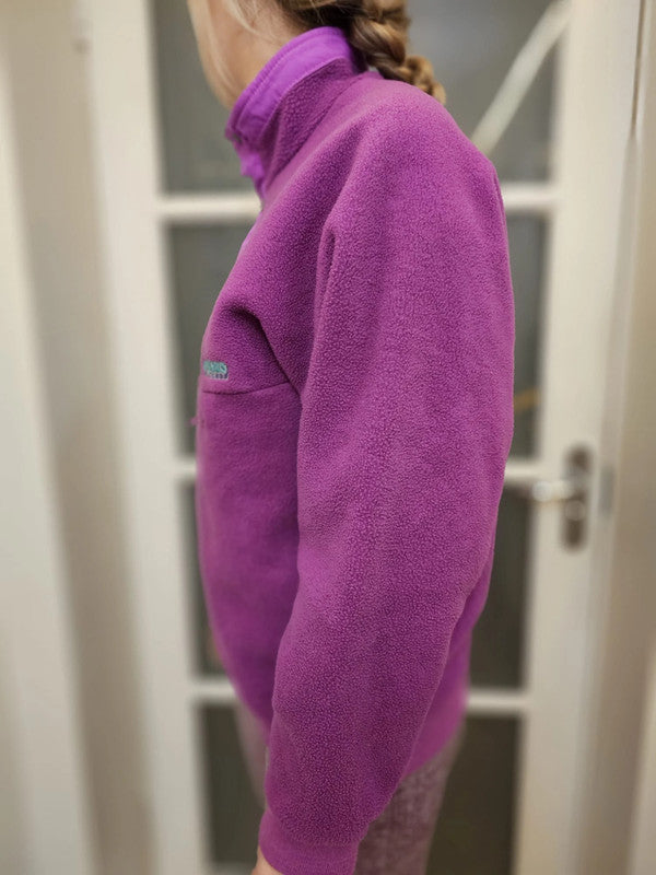 Berghaus Vintage Fleece Pullover Button Up Jumper Made in GB - S/Small