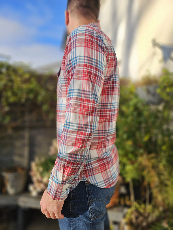 Levi's Long Sleeve Multicolour Check Checkered Shirt - M/Medium