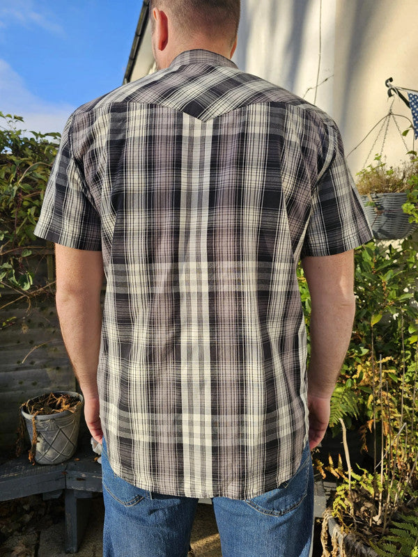 Levi's Short Sleeve Multicolour Check Checkered Shirt - L/Large