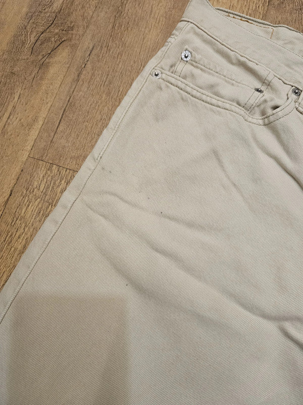 Levi's Cream Jeans 505 Regular Fit - W36/28L