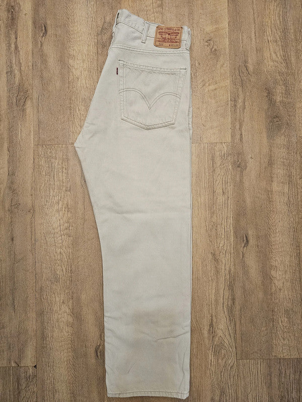 Levi's Cream Jeans 505 Regular Fit - W36/28L