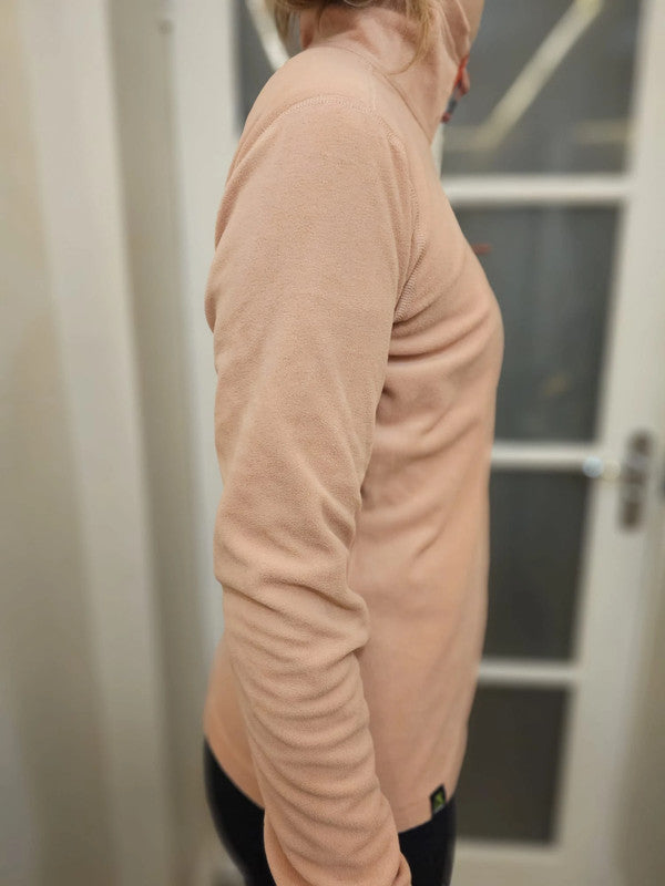 Berghaus Pink Pullover 1/4 Zip Fleece Jumper - UK 12