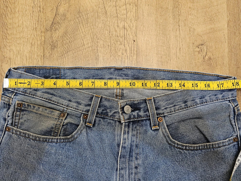 Levi's Blue Jeans 505 Regular Fit - W36/31L