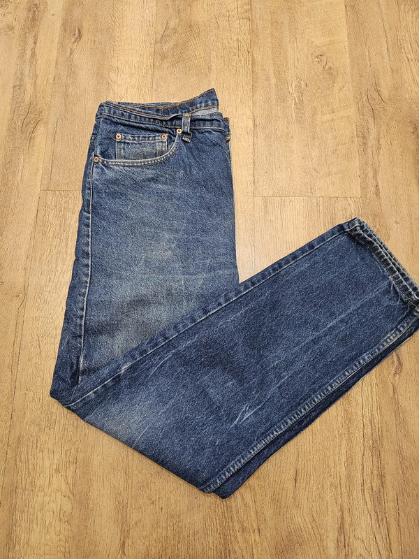 Levi's Blue Jeans 505 Regular Fit - W36/31L