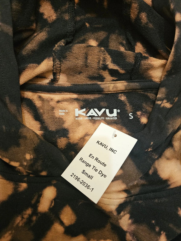 KAVU En Route Pull Over Tie Dye Hoodie - Small/Medium - New With Tags