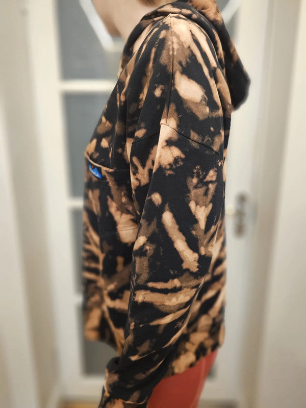 KAVU En Route Pull Over Tie Dye Hoodie - Small/Medium - New With Tags