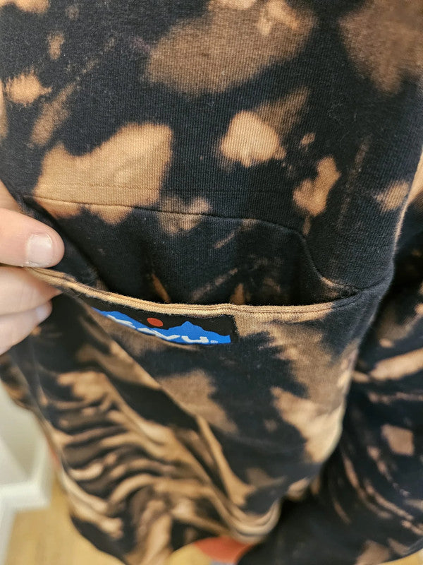 KAVU En Route Pull Over Tie Dye Hoodie - Small/Medium - New With Tags