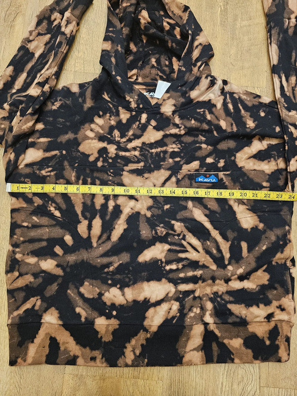 KAVU En Route Pull Over Tie Dye Hoodie - Small/Medium - New With Tags