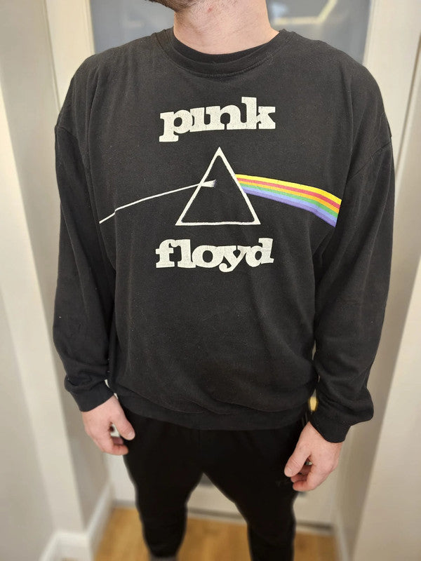 Pink Floyd Unisex Black Pullover Jumper/Sweatshirt - XXL/2XL
