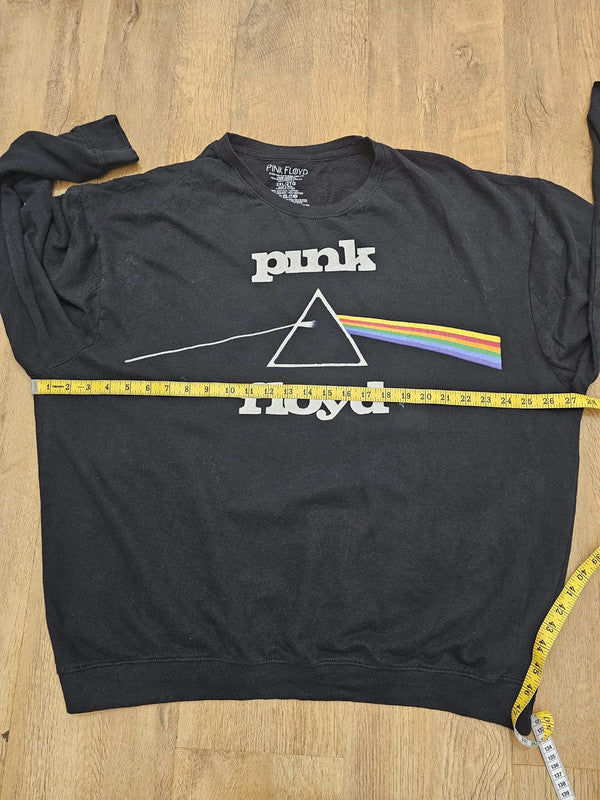 Pink Floyd Unisex Black Pullover Jumper/Sweatshirt - XXL/2XL