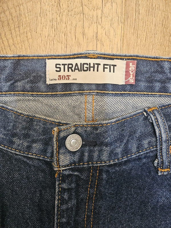 Levi's Blue Jeans 505 Straight Fit - W38/31L