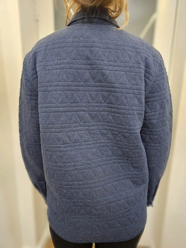 Levi's Navy Reversible Quilted Shacket/Jacket/Overshirt - M/Medium/10