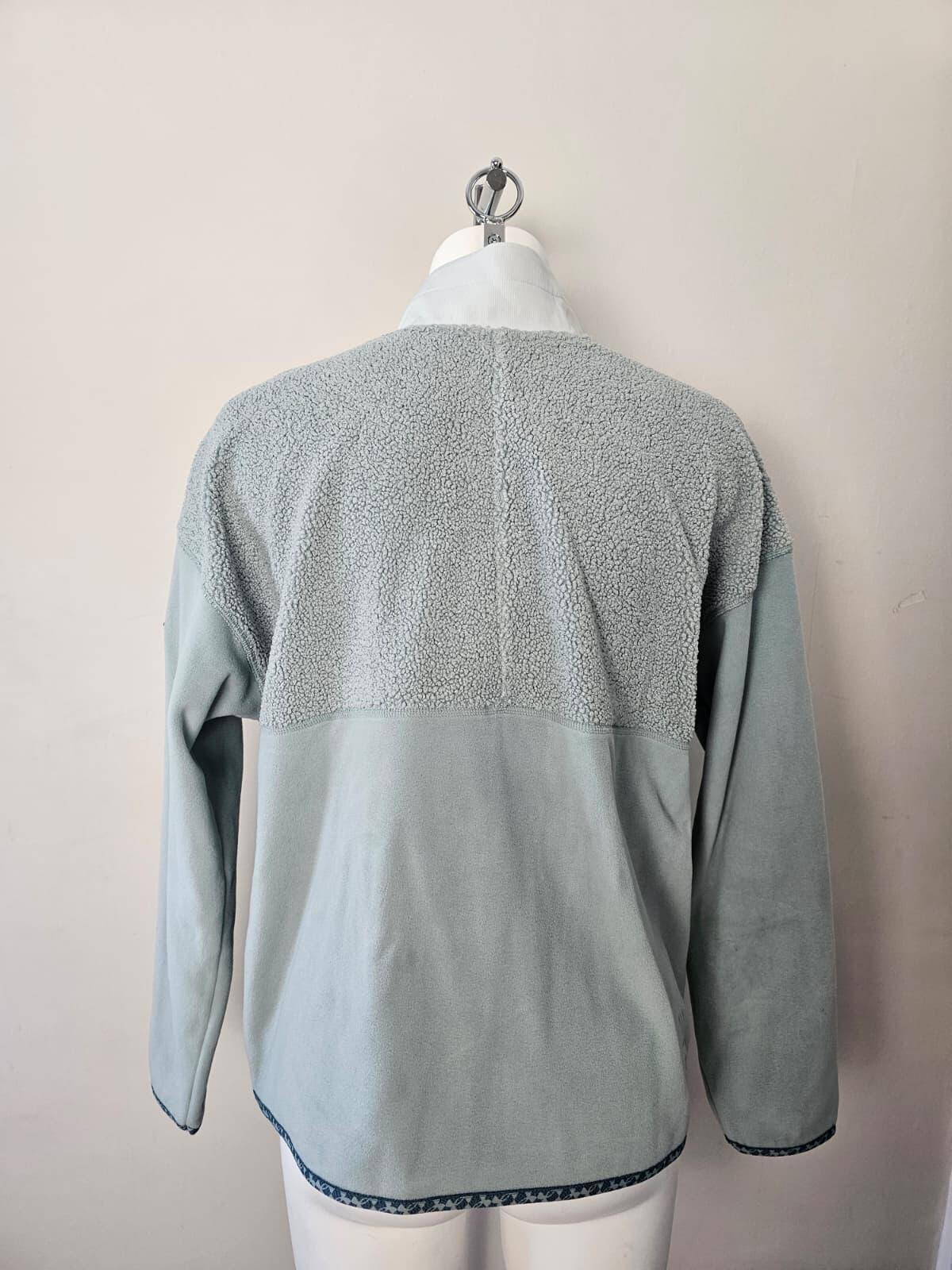 Under Armour Women's Full Zip Polartec Fleece Jacket - L/Large - Dusky Blue