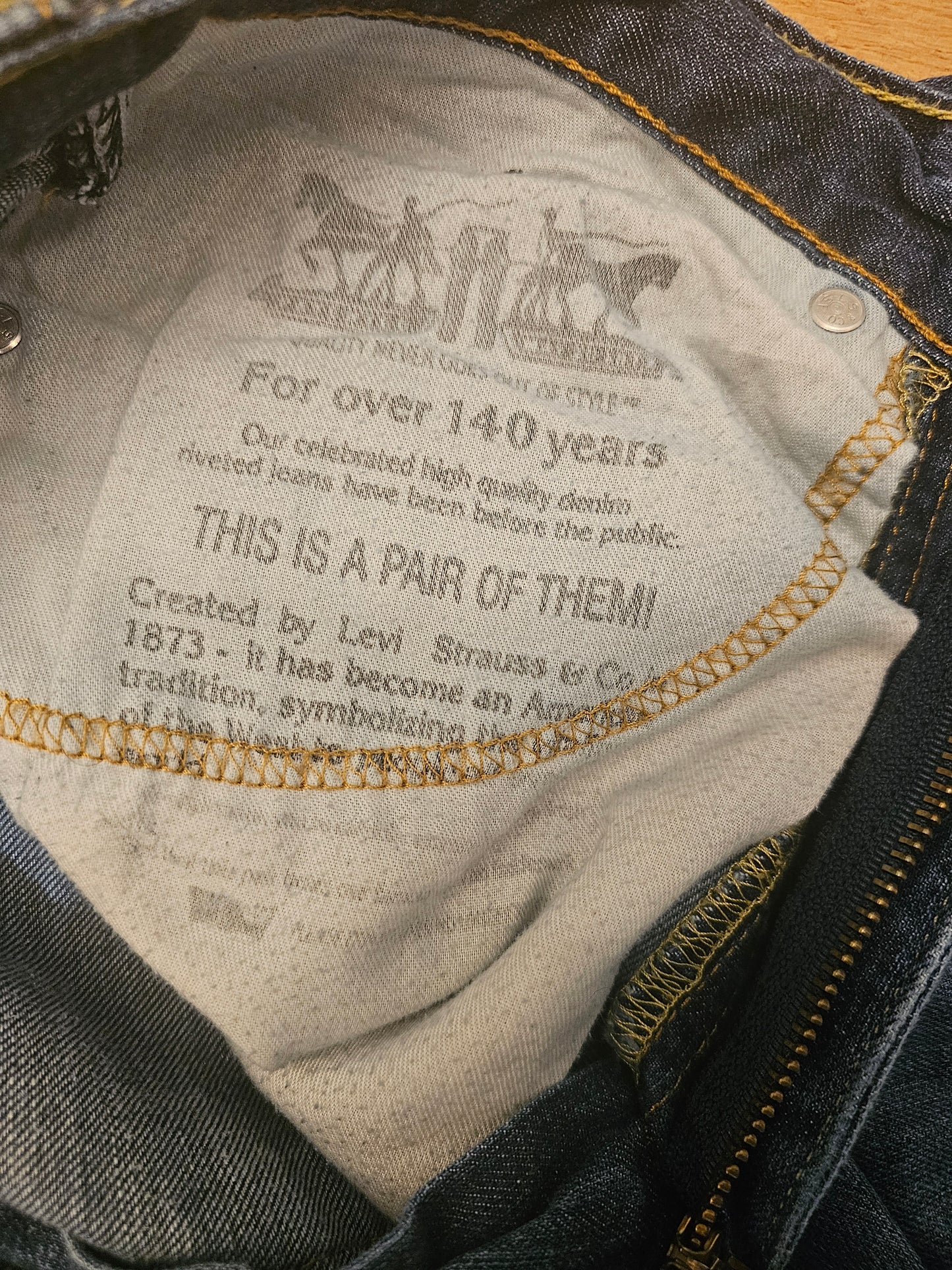 Levi's Original 505 Blue Jeans Regular Fit - W31/24L Denim