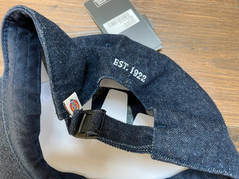 Dickies Est. 1992 Embroidered Cap/Hat - One Size/Adjustable - Navy