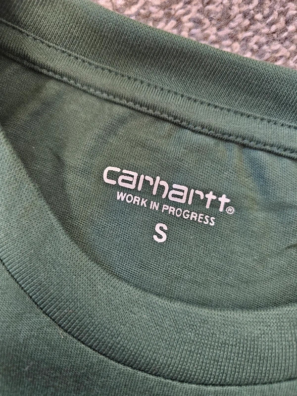 Carharrt WIP Men's Short Sleeve Big Spell Out T-Shirt - S/Small - Dark Green