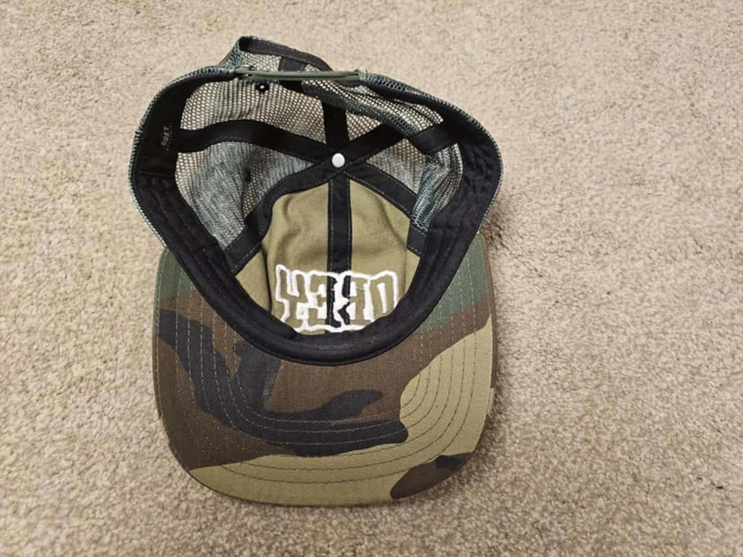 OBEY Worldwide Camo Trucker Style Cap/Hat - One size - Adjustable - mens/womens