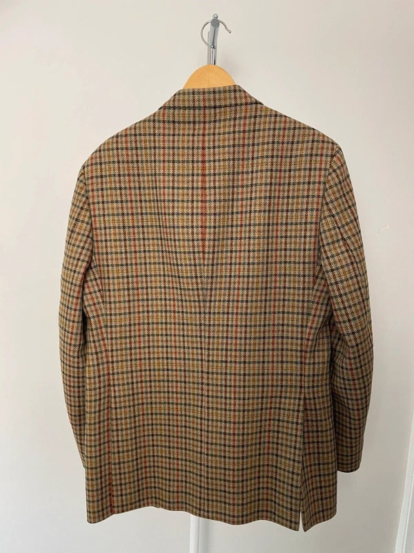 John G Hardy Made In Britain All Wool check Sports Jacket Country Blazer 42