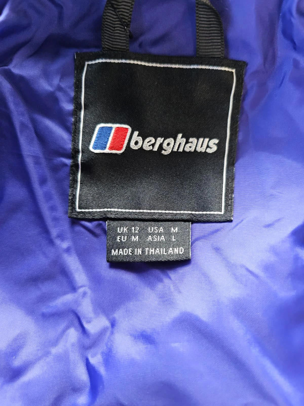 Berghaus Hydroshell Full Zip Hooded Waterproof Coat/Jacket - UK 12 Hike Walk
