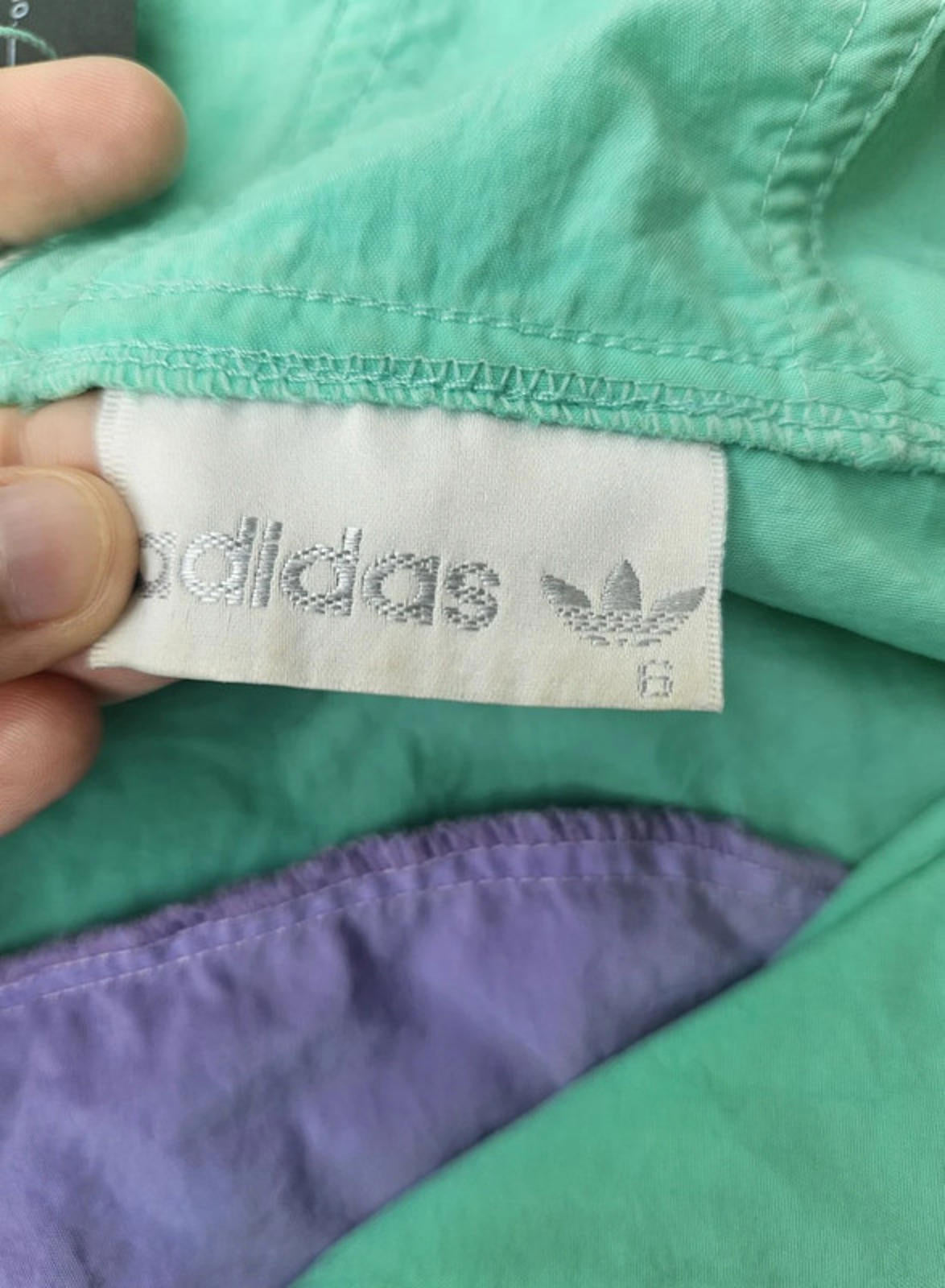 Vintage Adidas Crocodile Beach 1/2 Zip Windbreaker Track Jacket - XL/Extra Large