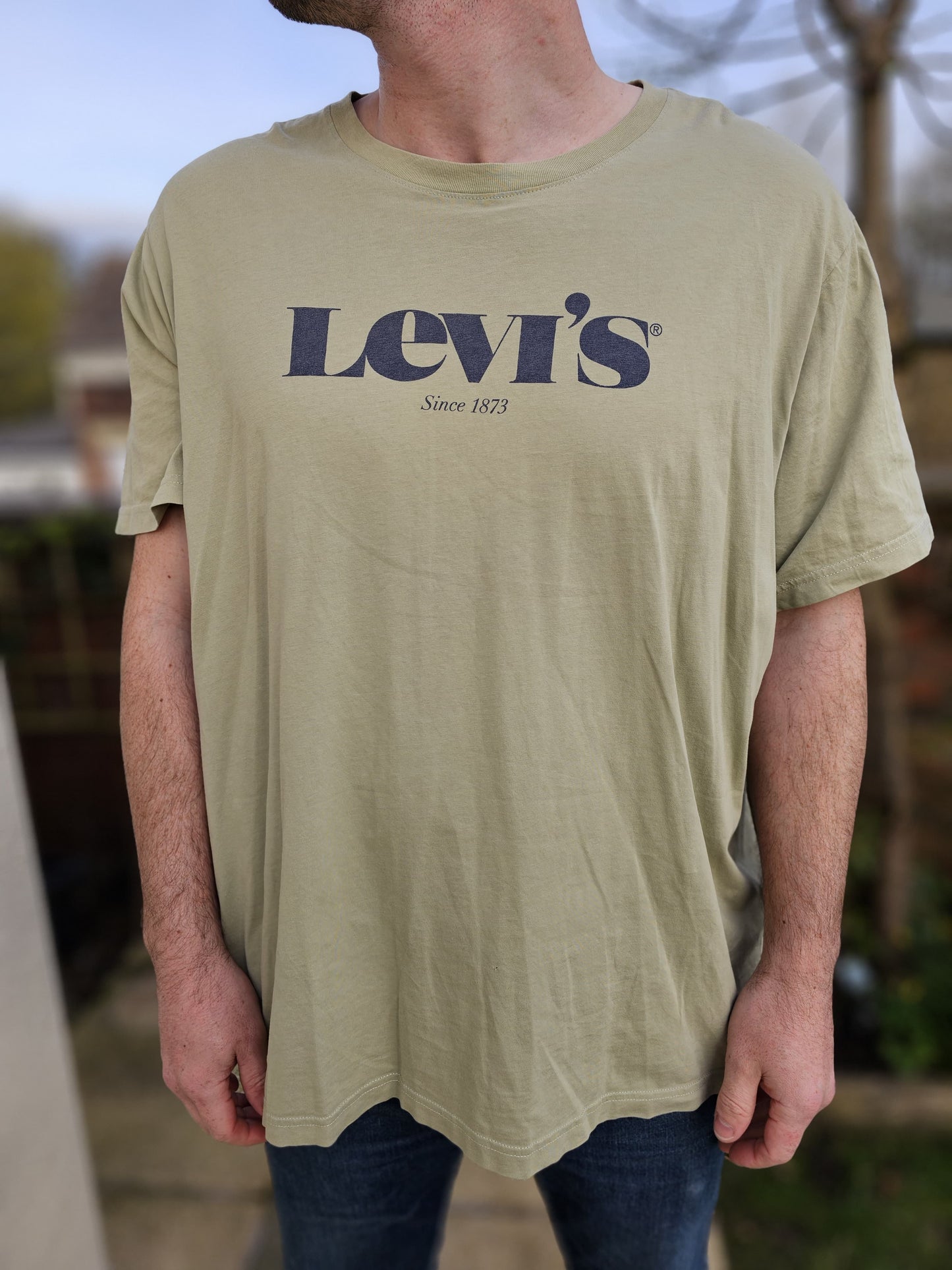 Mens Levi's Green Short Sleeve T-Shirt Tee - XXL/Extra Extra Large 2XL