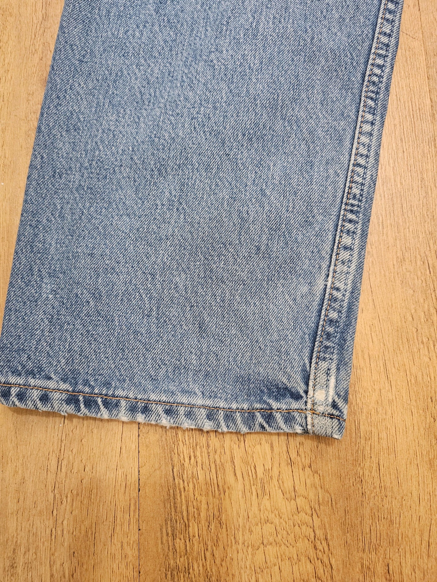Levi's Vintage Orange Tab Blue Jeans 615 Straight Fit - W39/30L