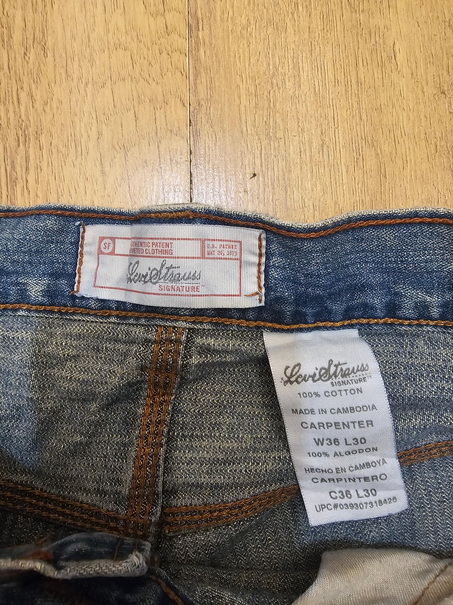 Levi's Blue Jeans Signature Carpenter Fit - W36/30L