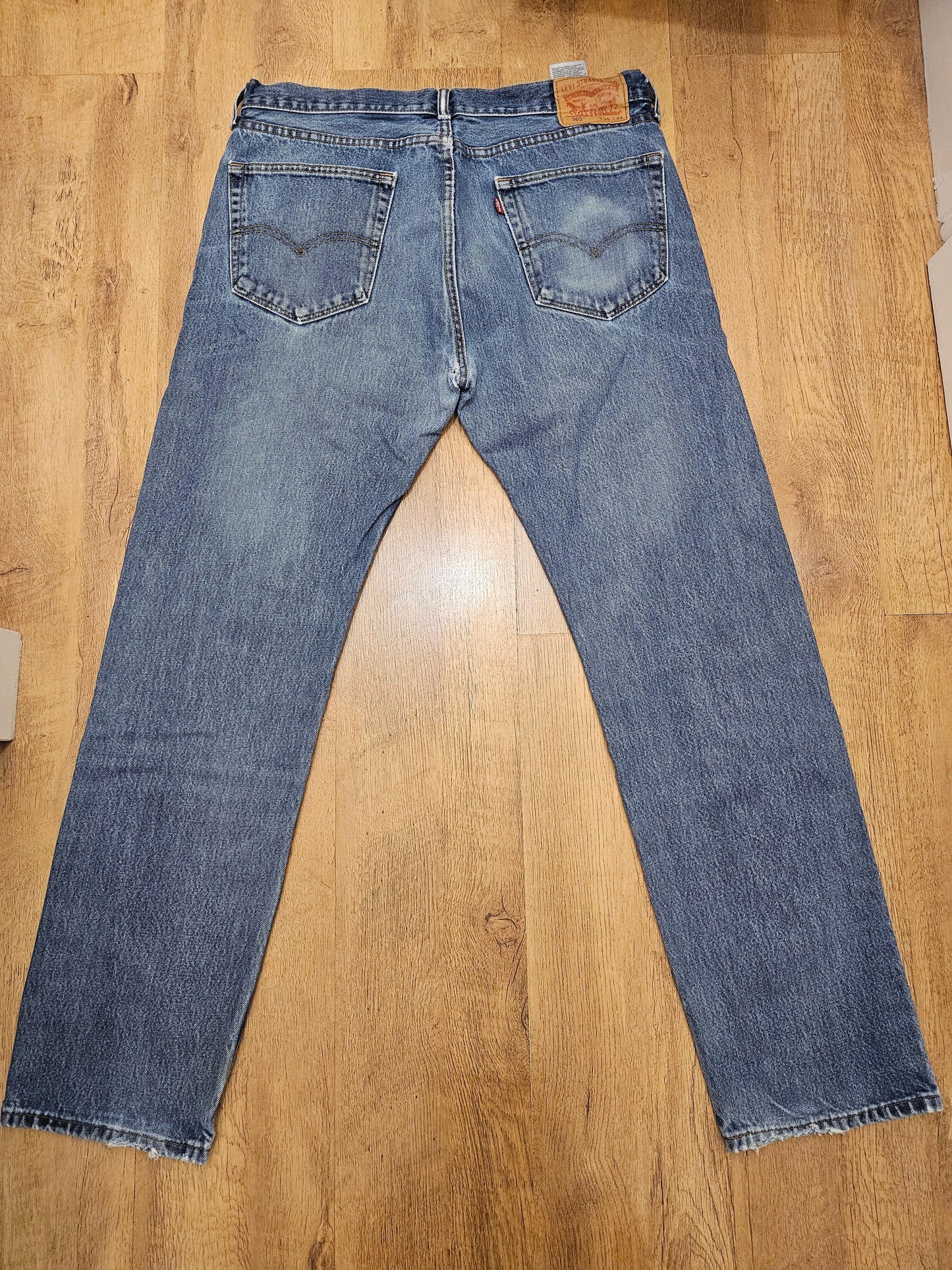 Levi's Blue Jeans 505 Regular Fit - W36/33L