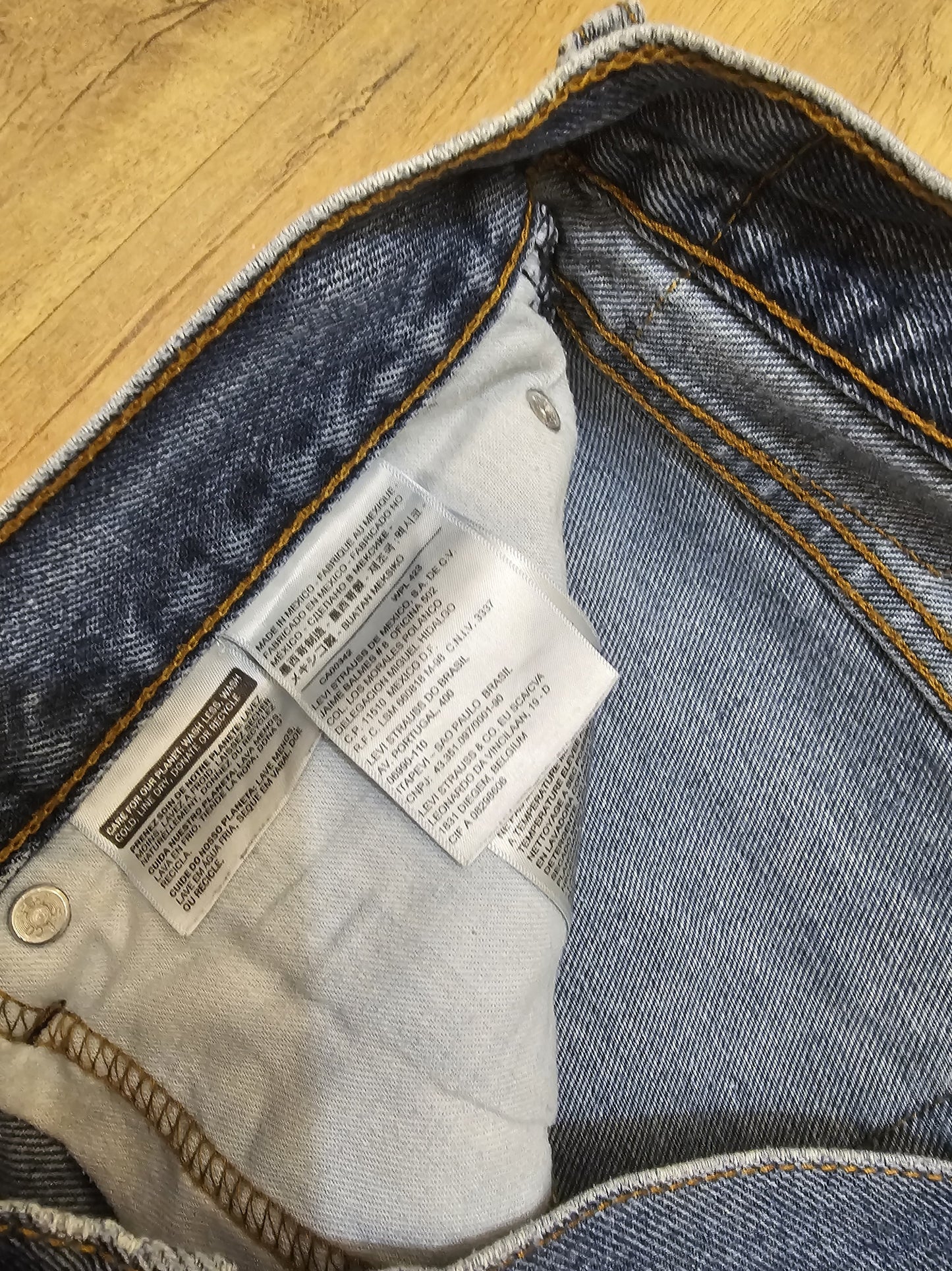 Levi's Blue Jeans 505 Regular Fit - W36/33L