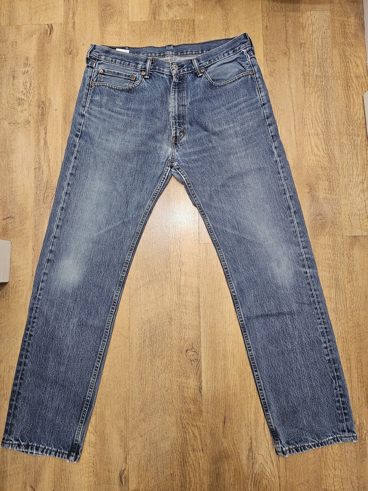 Levi's Blue Jeans 505 Regular Fit - W36/33L