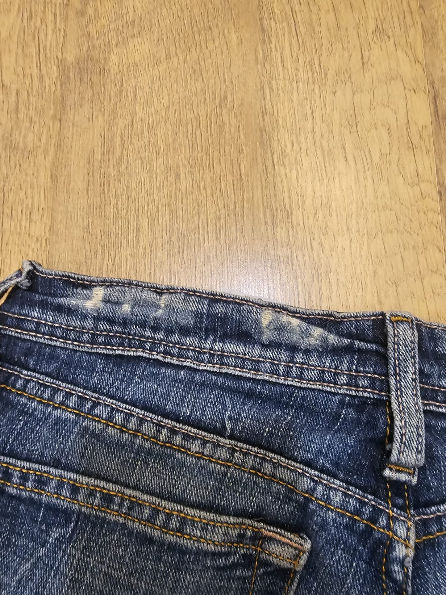 Levi's Womens Blue Jeans 518 Super Low Bootcut Fit - W29/32L