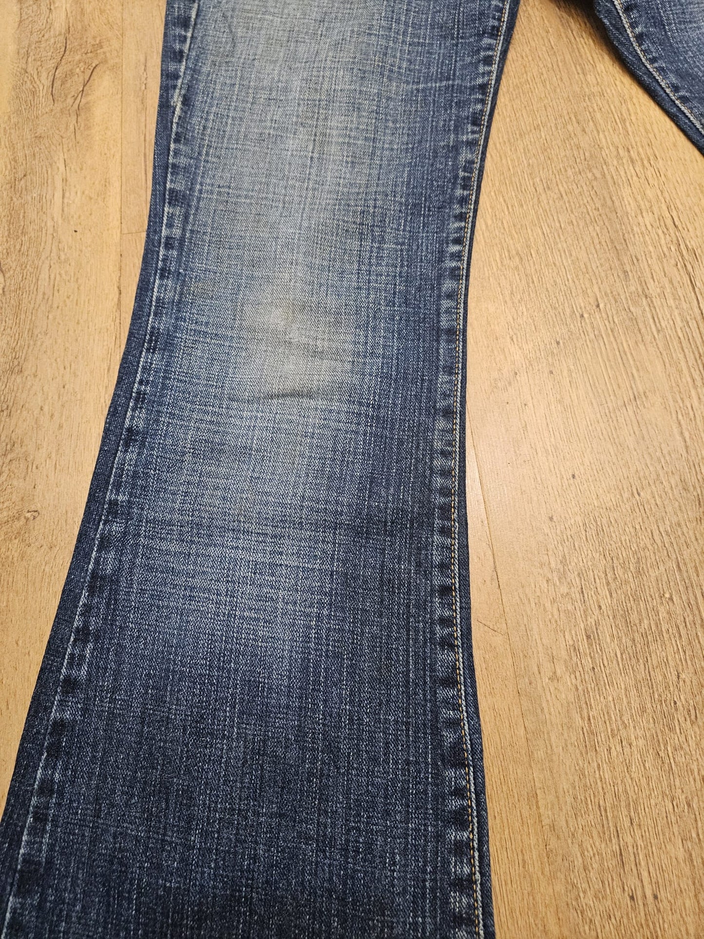 Levi's Womens Blue Jeans 518 Super Low Bootcut Fit - W29/32L