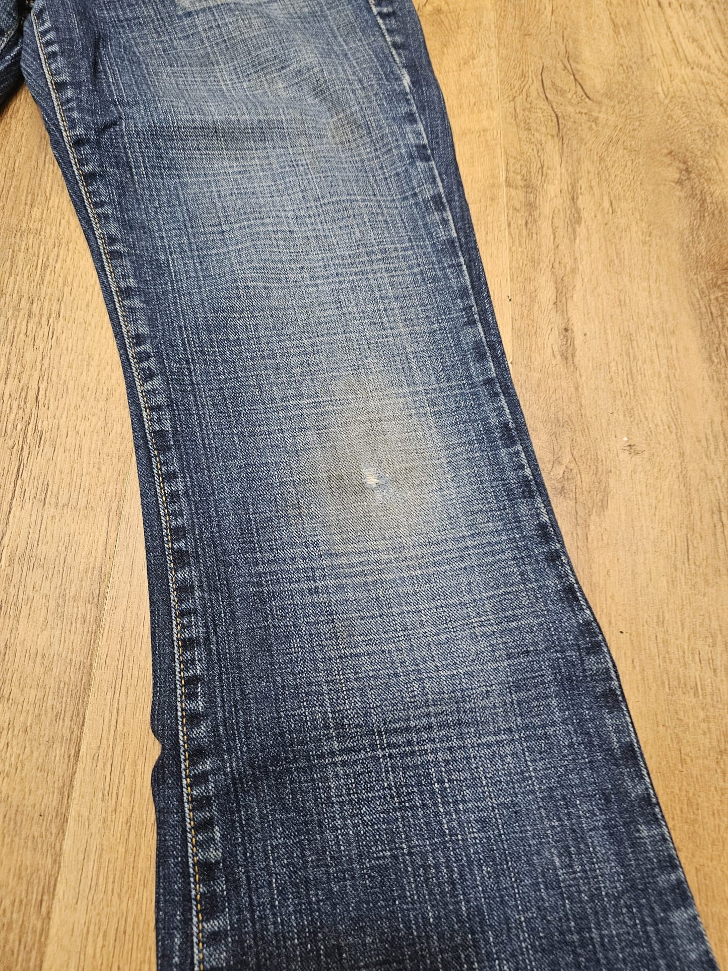 Levi's Womens Blue Jeans 518 Super Low Bootcut Fit - W29/32L